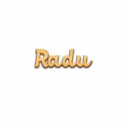  Decor nume Radu debitat laser